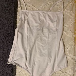 Free People white bodysuit